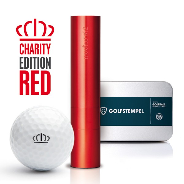 Geschenkbox Golfballstempel A12 Charity Edition mit Gutschein