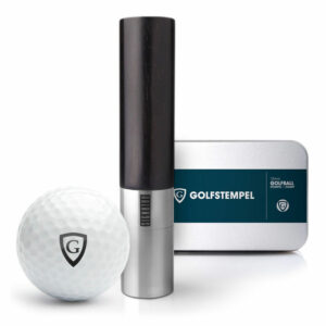 Geschenkbox Golfballstempel AG12 "Grenadill" mit Gutschein