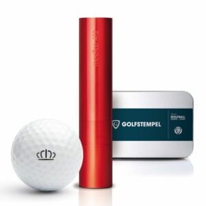 Geschenkbox Golfballstempel AG12 Charity Edition mit Gutschein