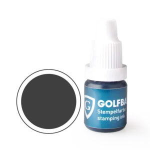 Golfstempel Abdruckfarbe Schwarz