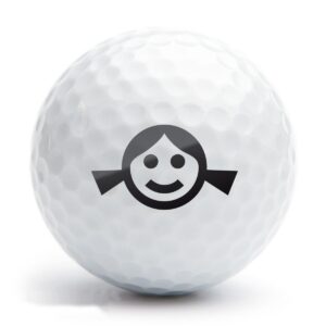 Mädchen - Golfballstempel AG 25 mit fertigem Motiv
