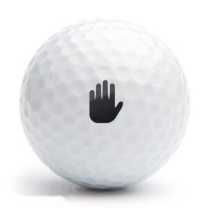 Stop! - Golfballstempel AG12 mit fertigem Motiv