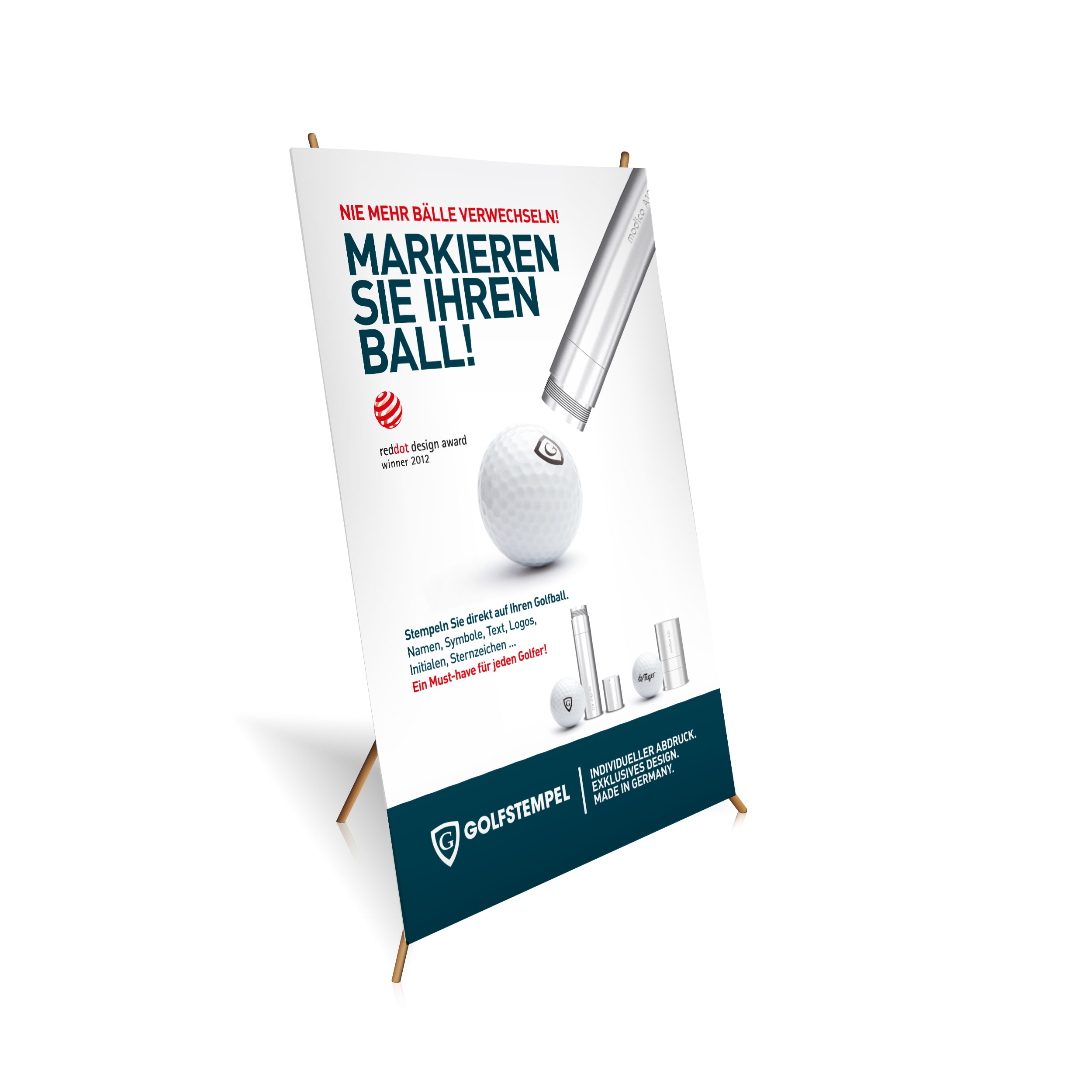 Reseller X-Banner klein 35cm x 47cm