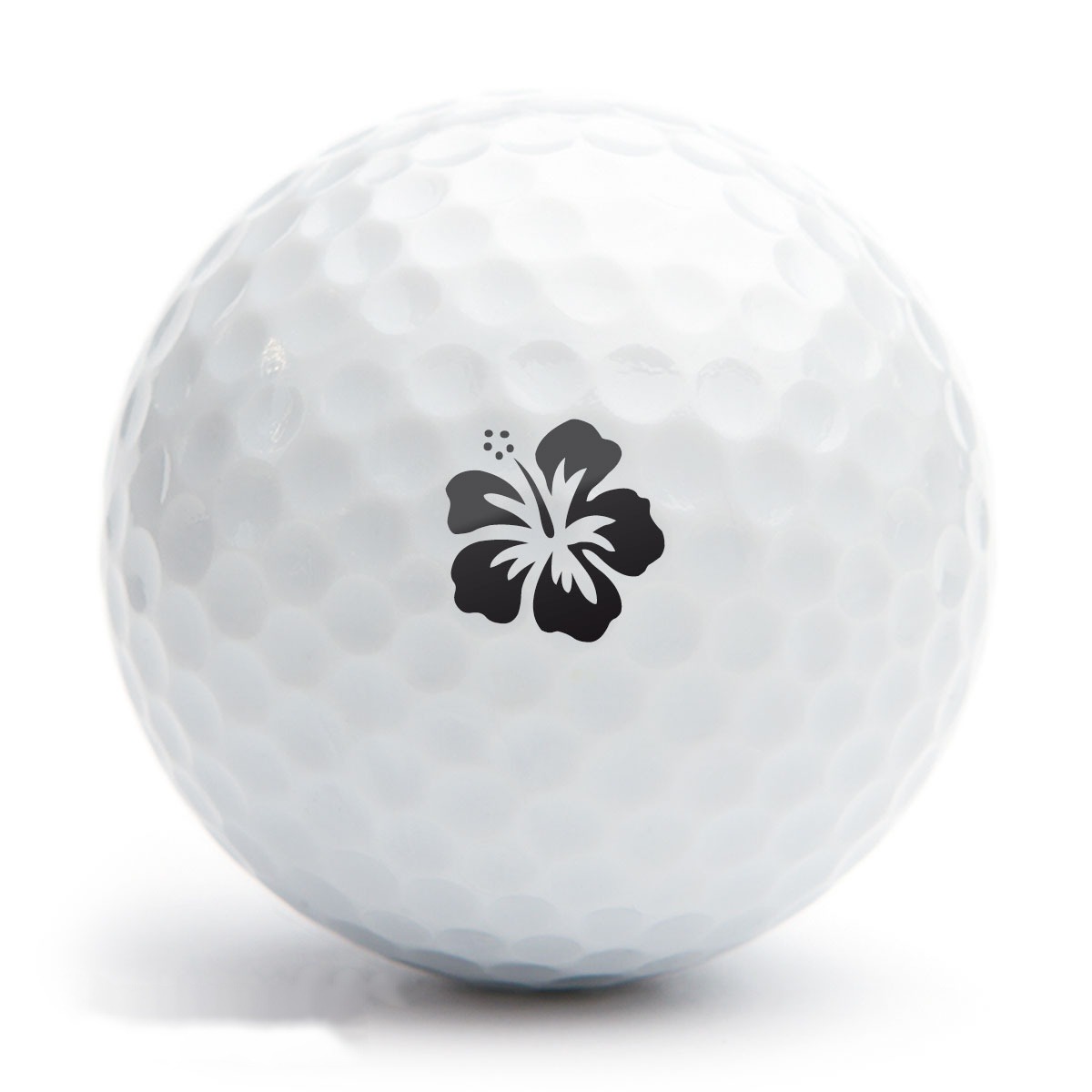 Golfballstempel AG12 Motiv Hibiskus