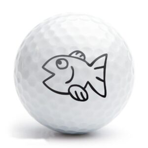 Fisch - Golfballstempel AG 25 mit fertigem Motiv