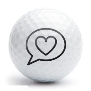 Herz - Golfballstempel AG 25 mit fertigem Motiv