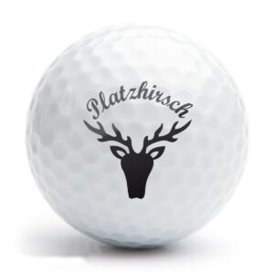 Platzhirsch - Golfballstempel AG 25 mit fertigem Motiv